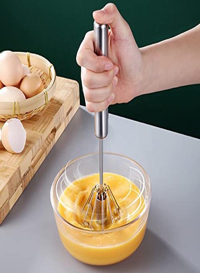 Woffely Stainless Steel Manual Power Free Hand Push Whisk Hand Blender, Mathani, Ravai, Madhani, Egg Beater, Frother, Stirrer, Blending, Whisking, Beating, Stirring Lassi/Butter Milk Maker/Mixer - Image 2